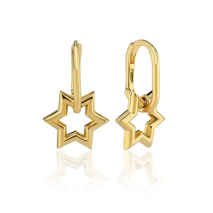 Star Sallantılı Ataç Küpe - 3