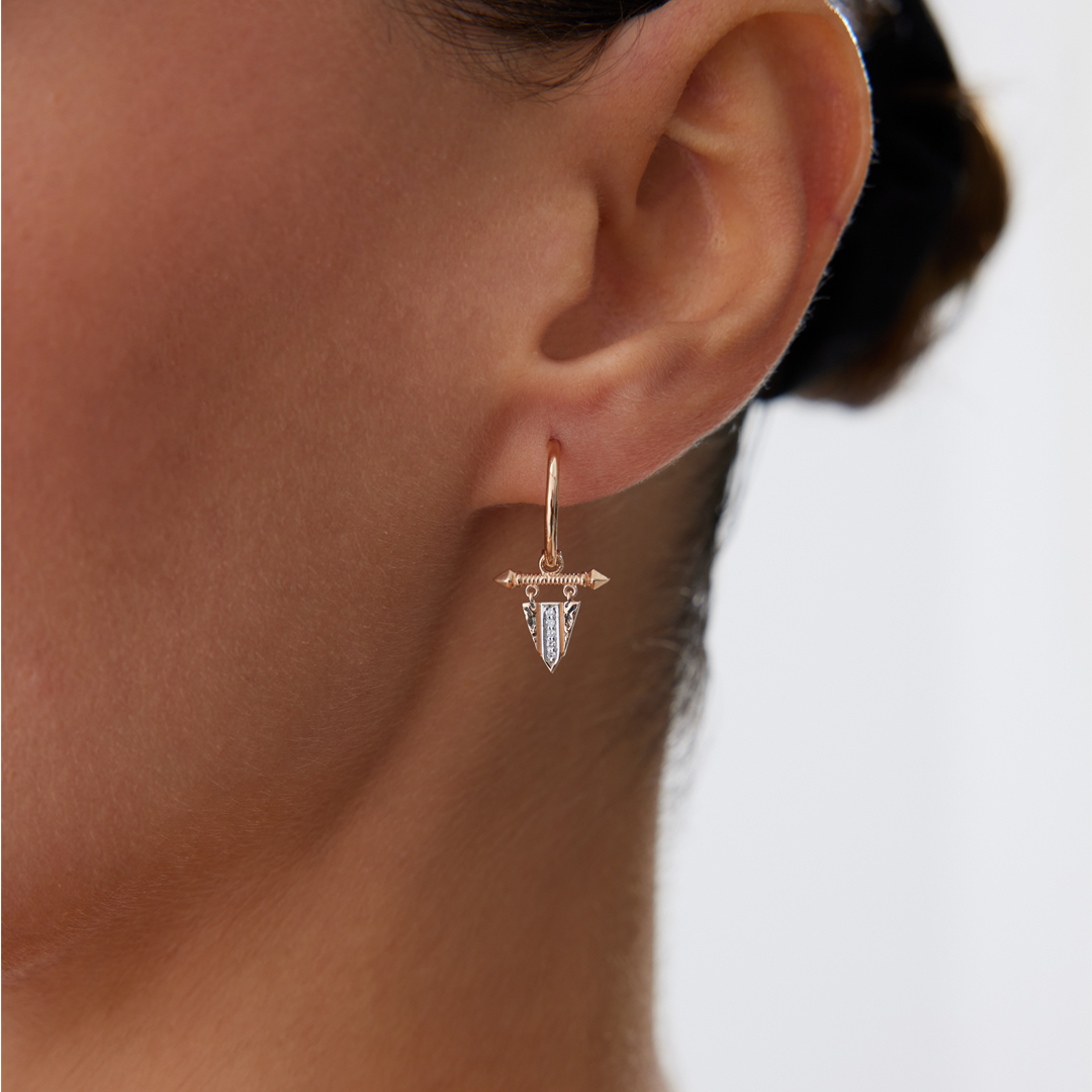 StarBoard Halka Sallantılı Küpe - 1