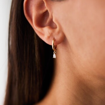 Stardrop Damla Taşlı Küpe - Rayna