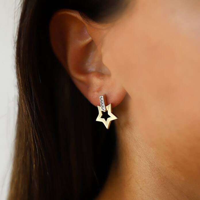 Stick & Star Küpe - 1