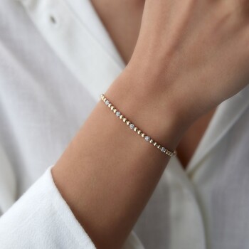 Stone Ball Slim Bileklik - Ali Altınbas