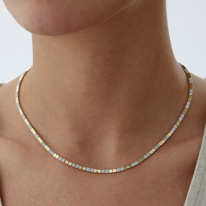 Stone Cube Blok Zincir - Cemart