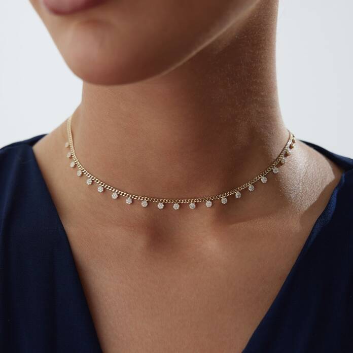 Stone Flood Chooker Kolye - 1