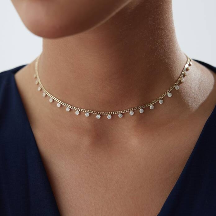 Stone Flood Chooker Kolye - 3