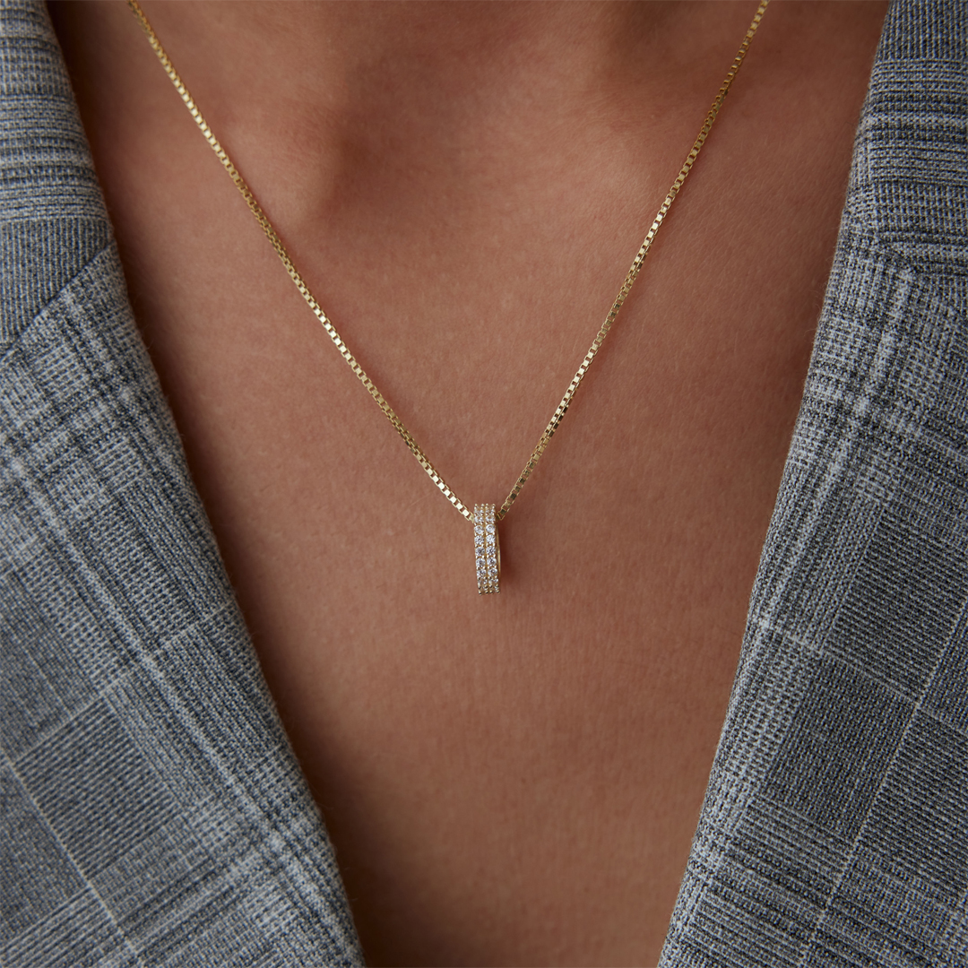 Stone Halka Kolye - 1