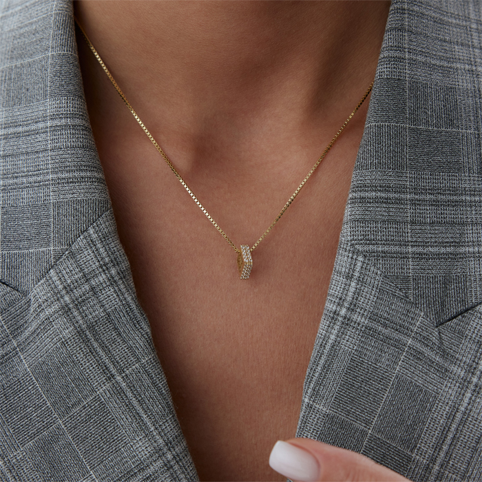 Stone Kare Kolye - 4