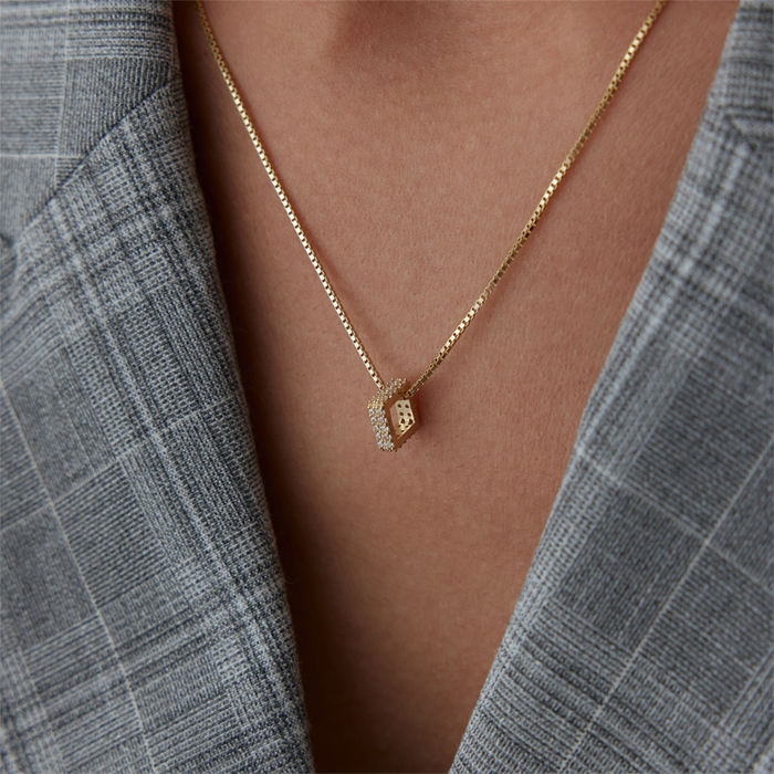 Stone Kare Kolye - 3