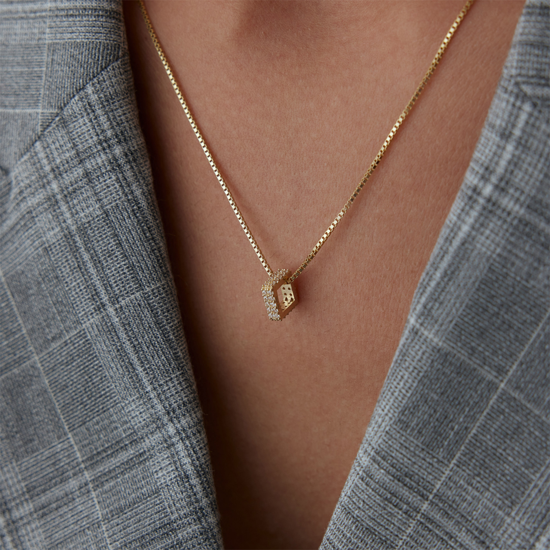 Stone Kare Kolye - 3