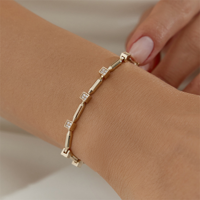 Stone Square Bileklik - Rayna