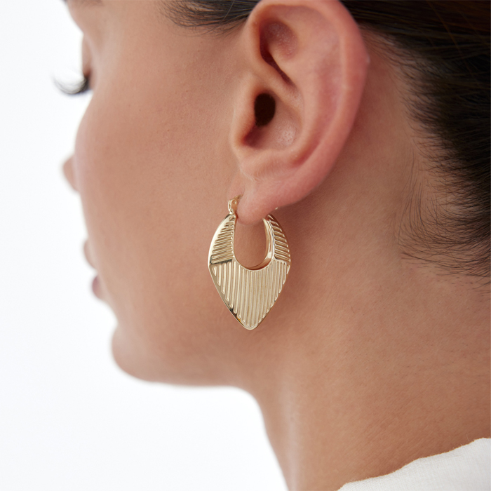 Stripe Vintage Küpe - Dilmener