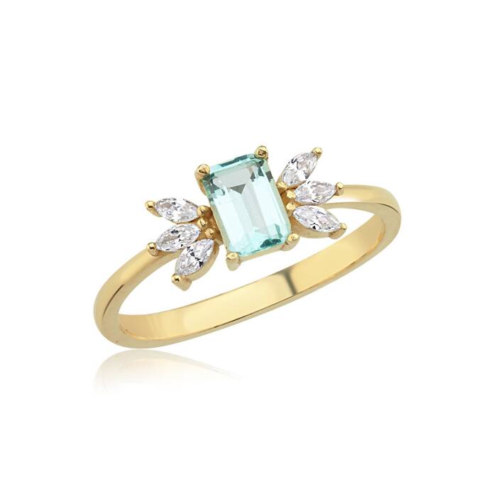 Su Yeşili Lotus Yüzük - 3