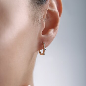 Su Yolu Blue Point Küpe - Rayna