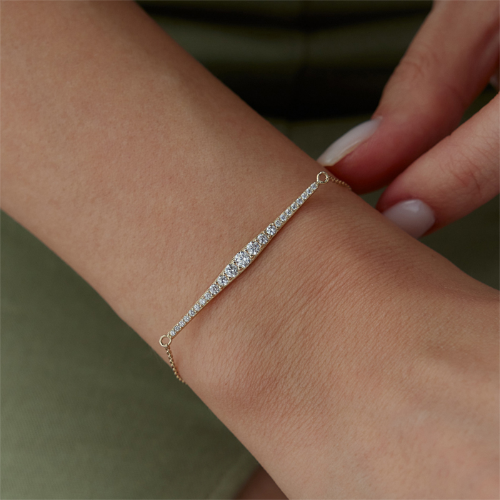 Su Yolu Plaka Bileklik - Simoro