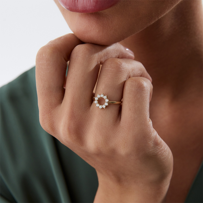 Sun Flower Yüzük - Rayna