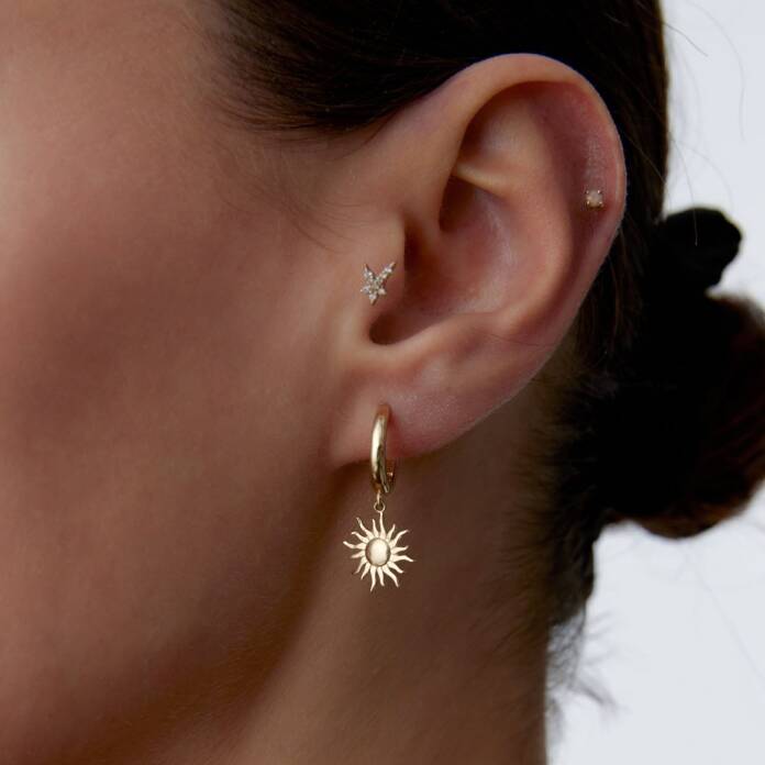 Sun Rise Sallantılı Küpe - 1