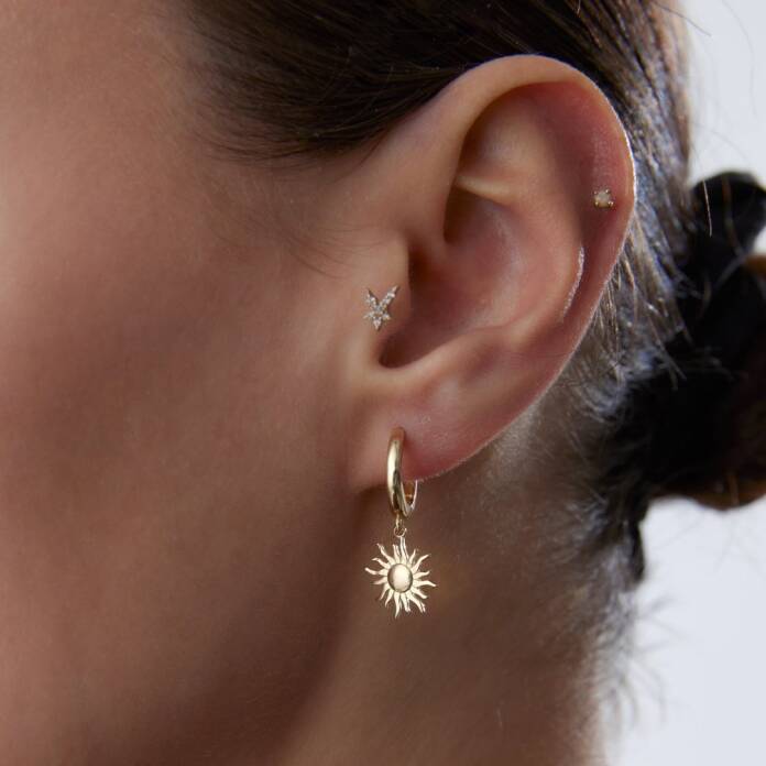 Sun Rise Sallantılı Küpe - 2