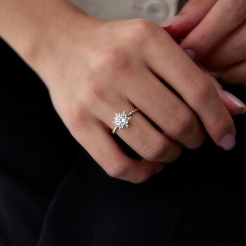 Sun Shine Tek Taş Yüzük - Nüans (1)