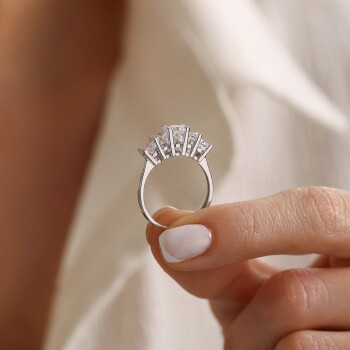 Süzme Beştaş Yüzük - Oragold Orhan (1)