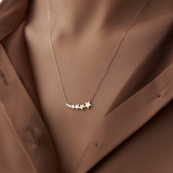 Süzme Yıldız Kolye - Rayna