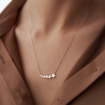 Süzme Yıldız Kolye - Rayna (1)