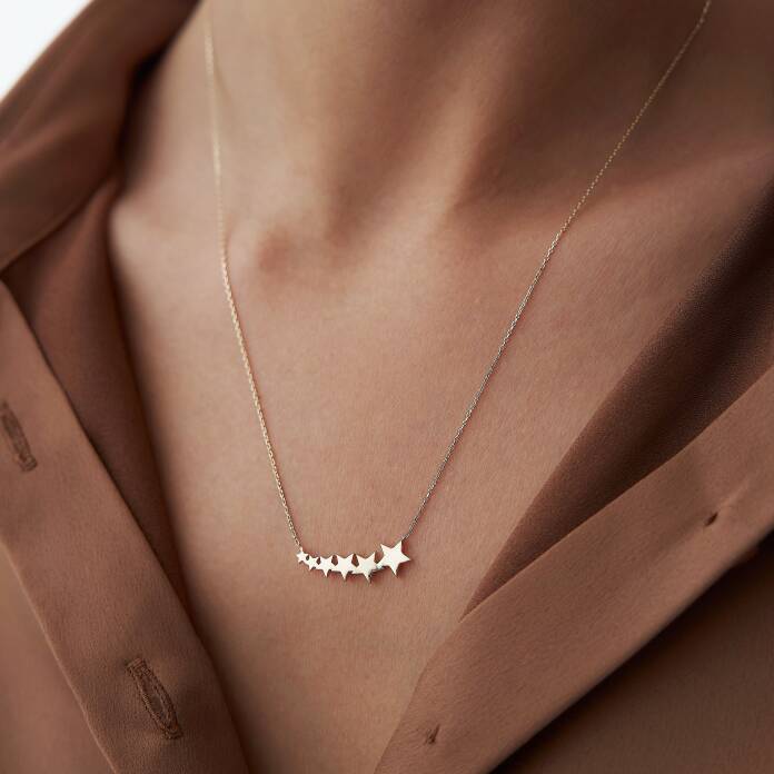 Süzme Yıldız Kolye - 2