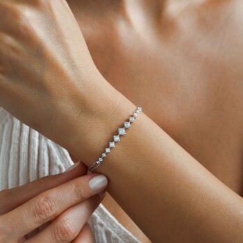 Süzme Zincirli Su Yolu Bileklik - Sardes