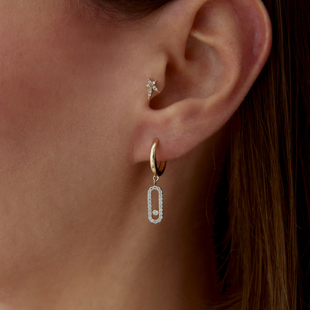 Swing Glow Sallantılı Küpe - 1