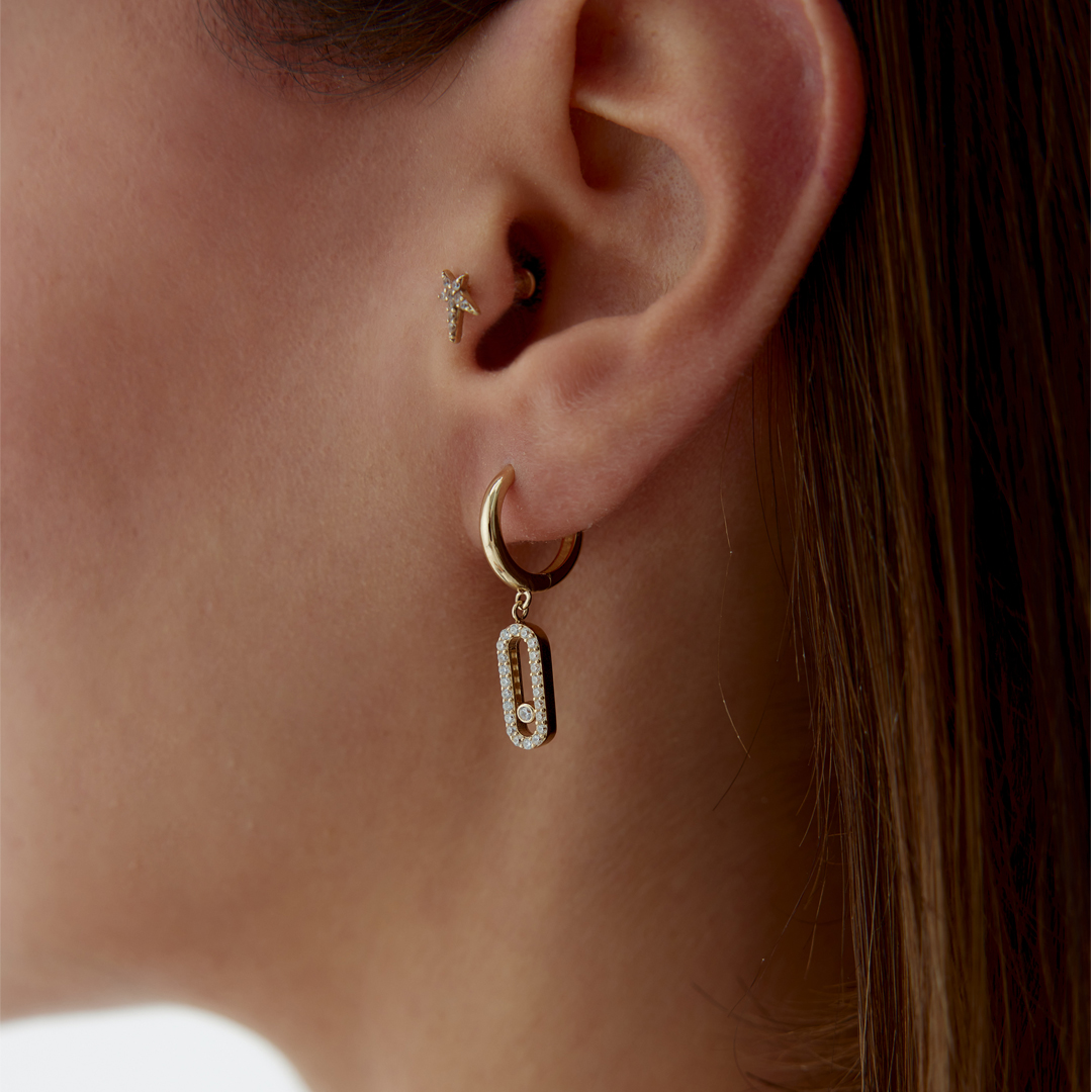 Swing Glow Sallantılı Küpe - 2