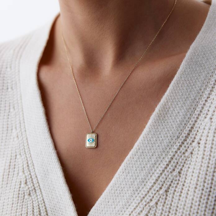 Tablet Mine Kirpik Kolye - 2