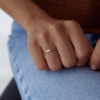 Tablet Parçalı Yüzük - Rayna