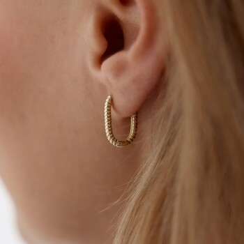 Tam Burgu Ataç Küpe - 3