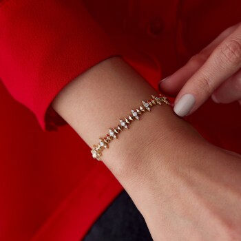 Tamtur Taşlı Bombe Shuriken Bileklik - Alen