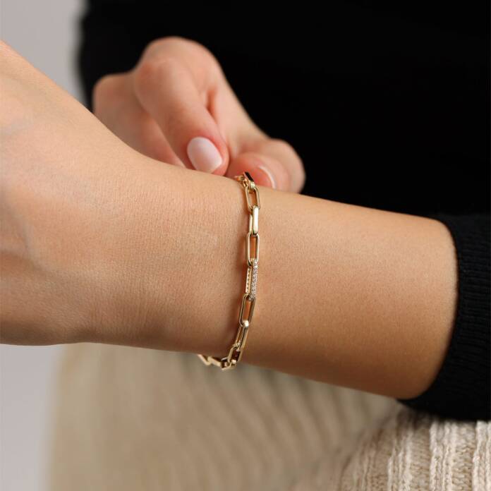 Taş Atlamalı Ataç Bileklik - 2