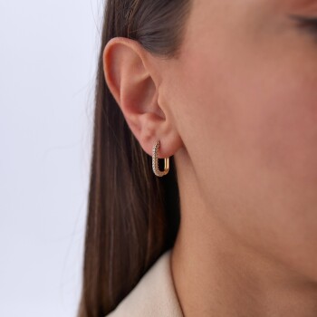 Taş Kaplamalı Ataç Küpe - CNR (1)