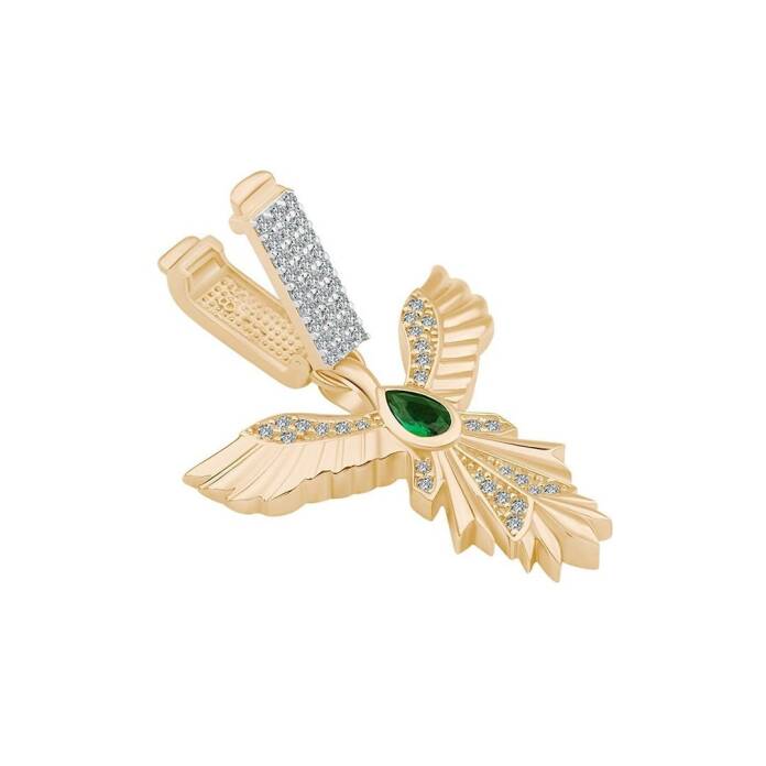 Taşlı Anka Kuşu Sallantılı Charm - 2