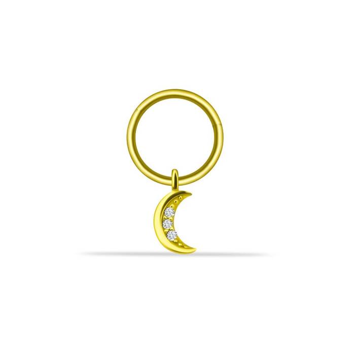 Taşlı Ay Sallantılı Helix - 1