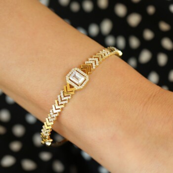 Taşlı Baget Kelepçe - Koçak