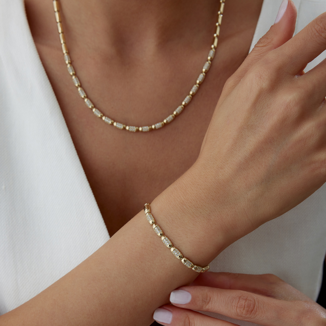 Taşlı Bakla Set - 3