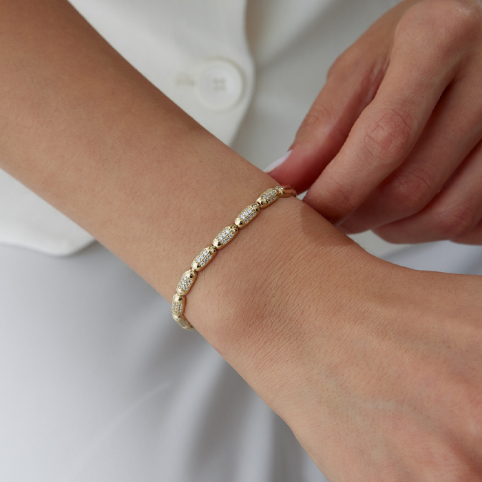 Taşlı Bakla Set - 4