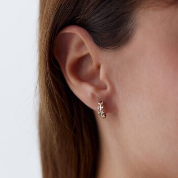 Taşlı Başak Küpe - Rayna (1)