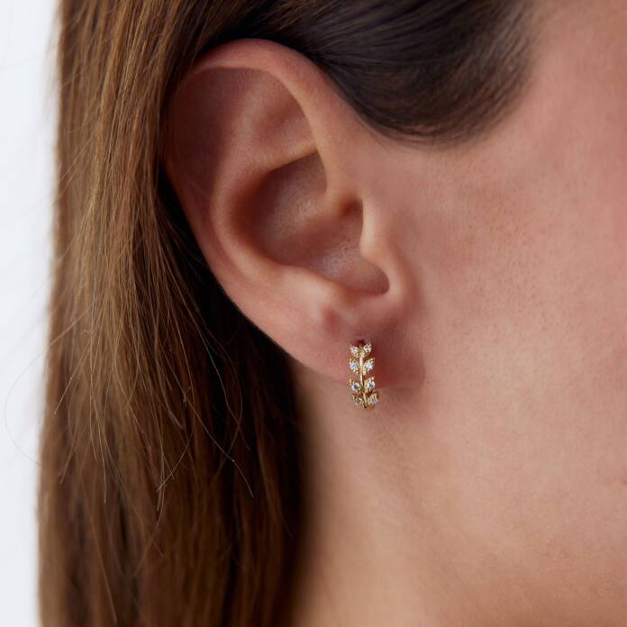 Taşlı Başak Küpe - 1