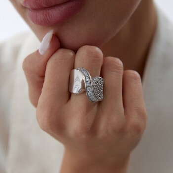 Taşlı Bend Yüzük - Özkonak (1)