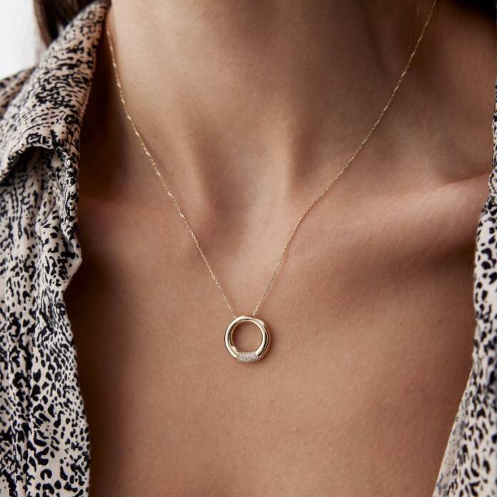 Taşlı Bomb Kolye - 1