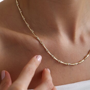 Taşlı Bone Zincir - Fiemma