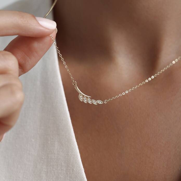 Taşlı Branch Kolye - 2