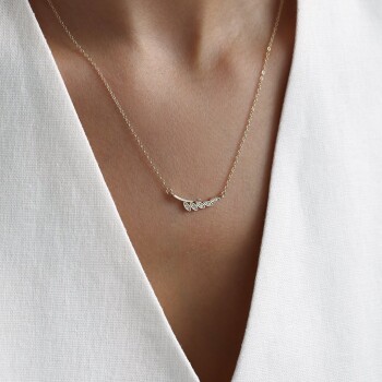 Taşlı Branch Kolye - Rayna