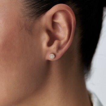 Taşlı Çember küpe - Rayna (1)