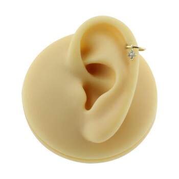 Taşlı Çiçek Sallantılı Helix - 2