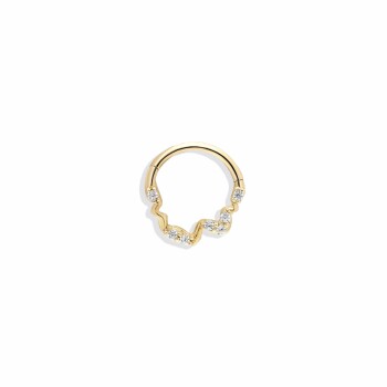 Taşlı Dalga Model Helix Piercing - Alen (1)