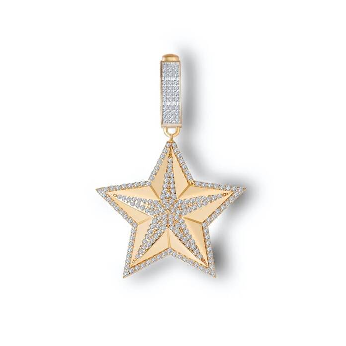 Taşlı Deniz Yıldızı Charm - 1